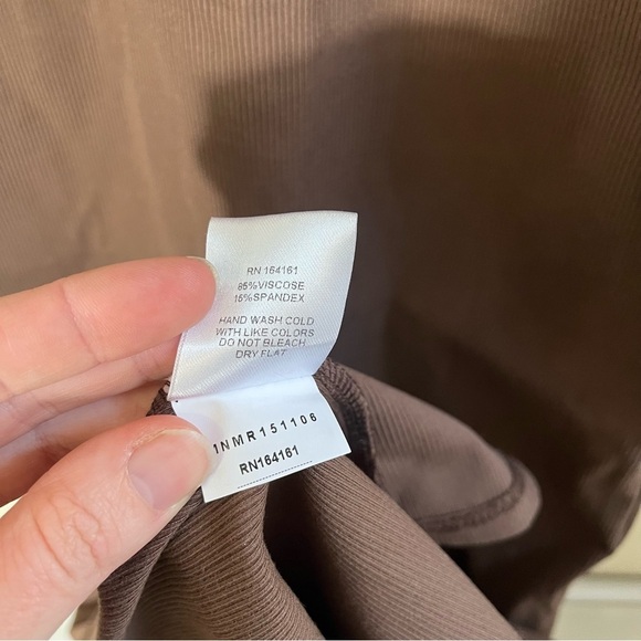 BUMPSUIT Maternity Mock Neck Maxi Rib Dress - Picture 11 of 12